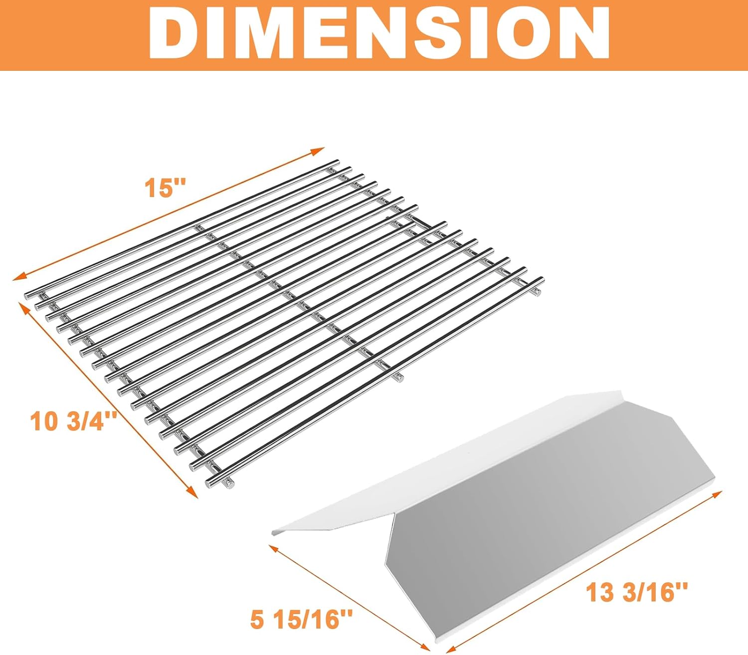 Grill Parts Kit for Kitchen Aid Grill Replacement Parts 720-0891B 720-0891C 720-0891CA 720-0891D 720-0891DA 720-0891G 720-0891H 720-0891R 730-0891C 730-0891D 730-0891G 730-0891H 730-0891R 730-0891B