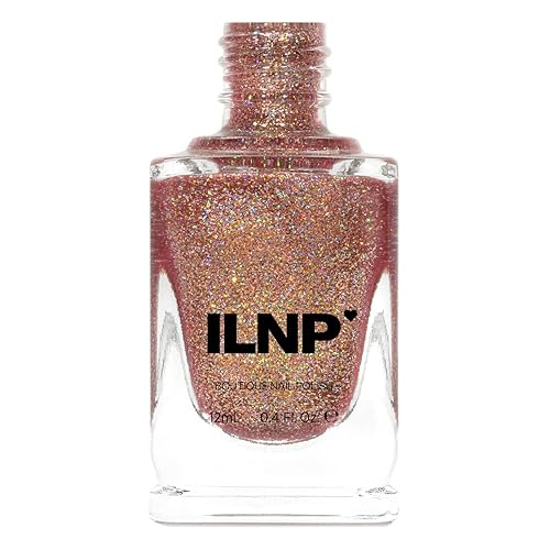 Miniatura 2283 de ILNP Madison Ave Esmalte de uñas holográfico metálico rosa antiguo