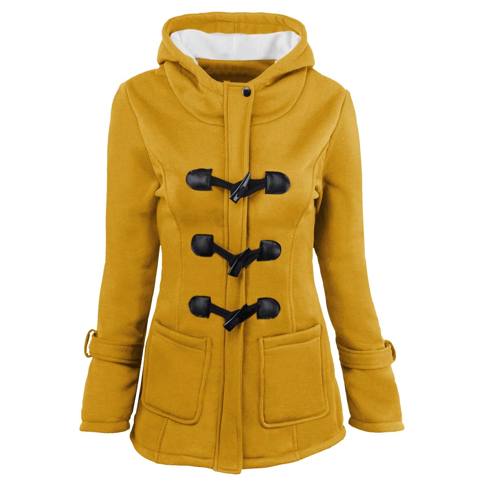 Long Cardigans for Women UK Fall Winter Hoodie Comfy Mid-Length Jacket Plus Size Outercoat Cozy Warm Casual Long Sleeved Tops