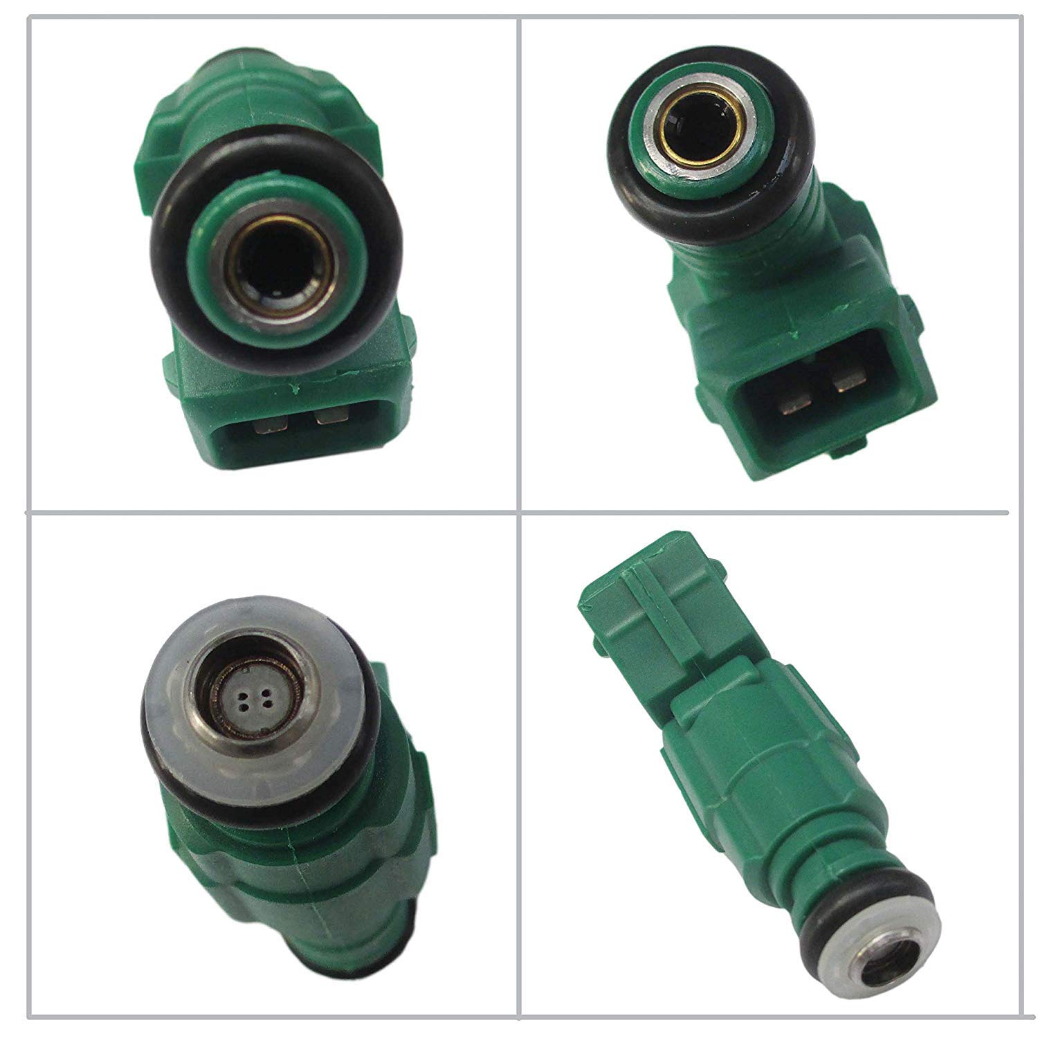 0280150558 New 4pcs 42lb/hr Fuel Injectors for 1995-1999 Dodge Neon Non-Turbo