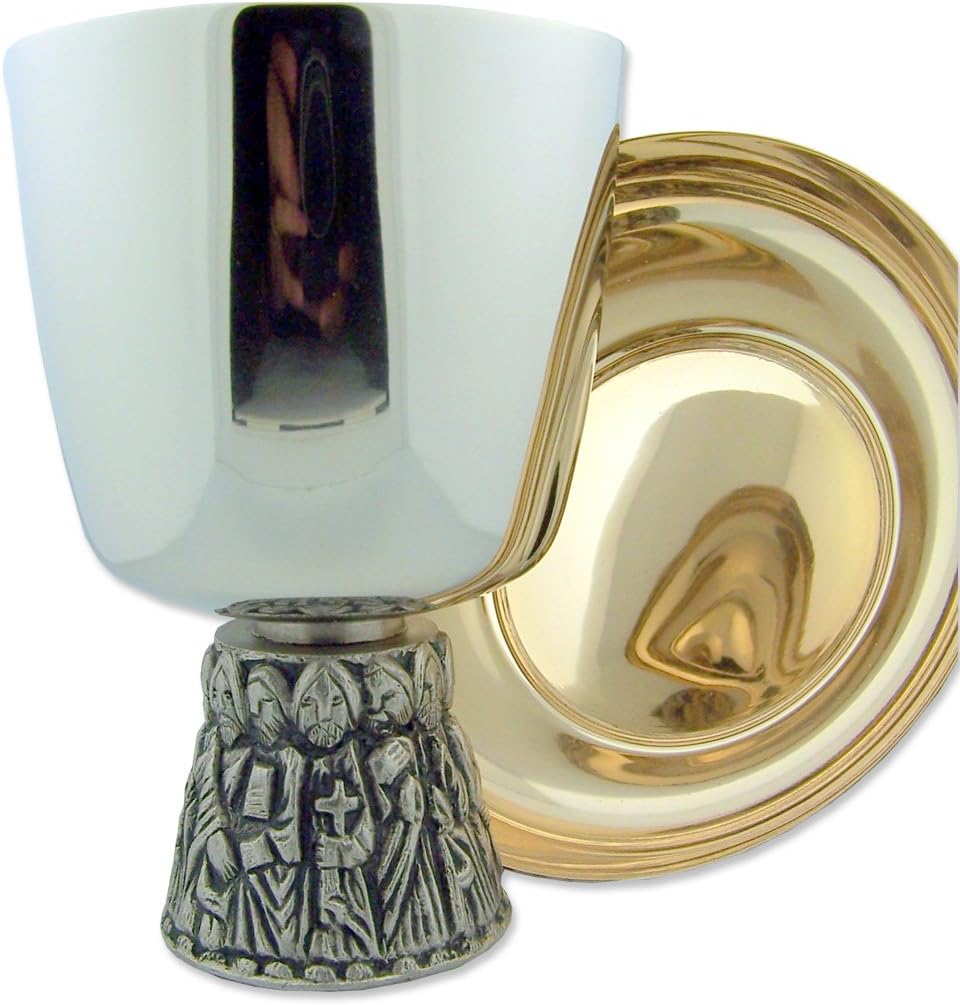 Last Supper Chalice and Bowl Paten