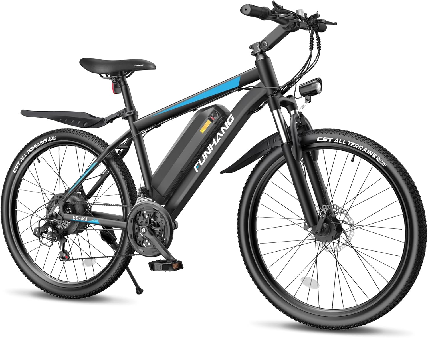 Electric Bike for Adults, Peak 750W Ebike, 50Miles 21.7MPH Adult Electric Bicycles, 26 Electric Bike for Adults, Peak 750W Ebike, 50Miles 21.7MPH Adult Electric Bicycles, 26″ Electric Mountain Bike 48V 374.4WH Battery, Commuter E Bike with Adjustable Stem, Fenders, 21 Speed