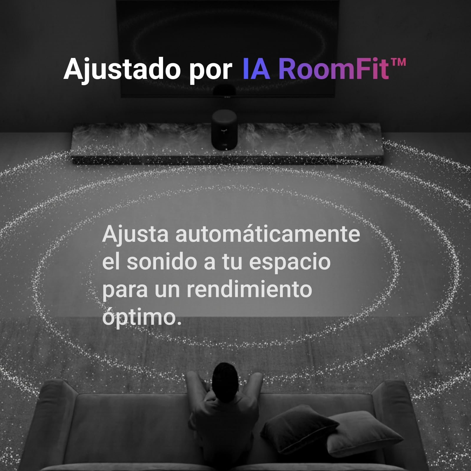 WiiM Sound, Altavoz Inteligente Hi-Res con WiFi y Pantalla táctil, Blanco | 100W pico 2.1 estéreo, AI RoomFit, audio multiroom, emparejamiento estéreo, Wi-Fi 6E, control remoto por voz incluido