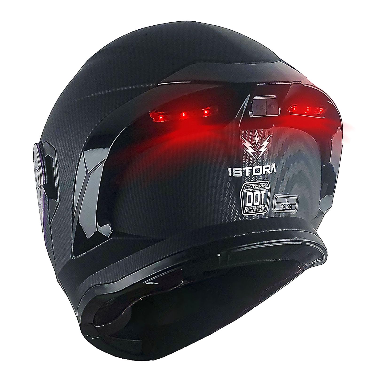 1Storm New Motorcycle Bike Modular Full Face Helmet Dual Visor Sun Shield
