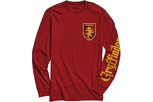 Gryffindor Slytherin Ravenclaw Hufflepuff House Logo Officially Licensed Adult T-Shirt