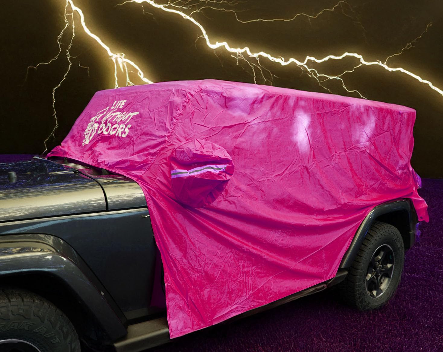 4 Door Cab Poncho (Pink)
