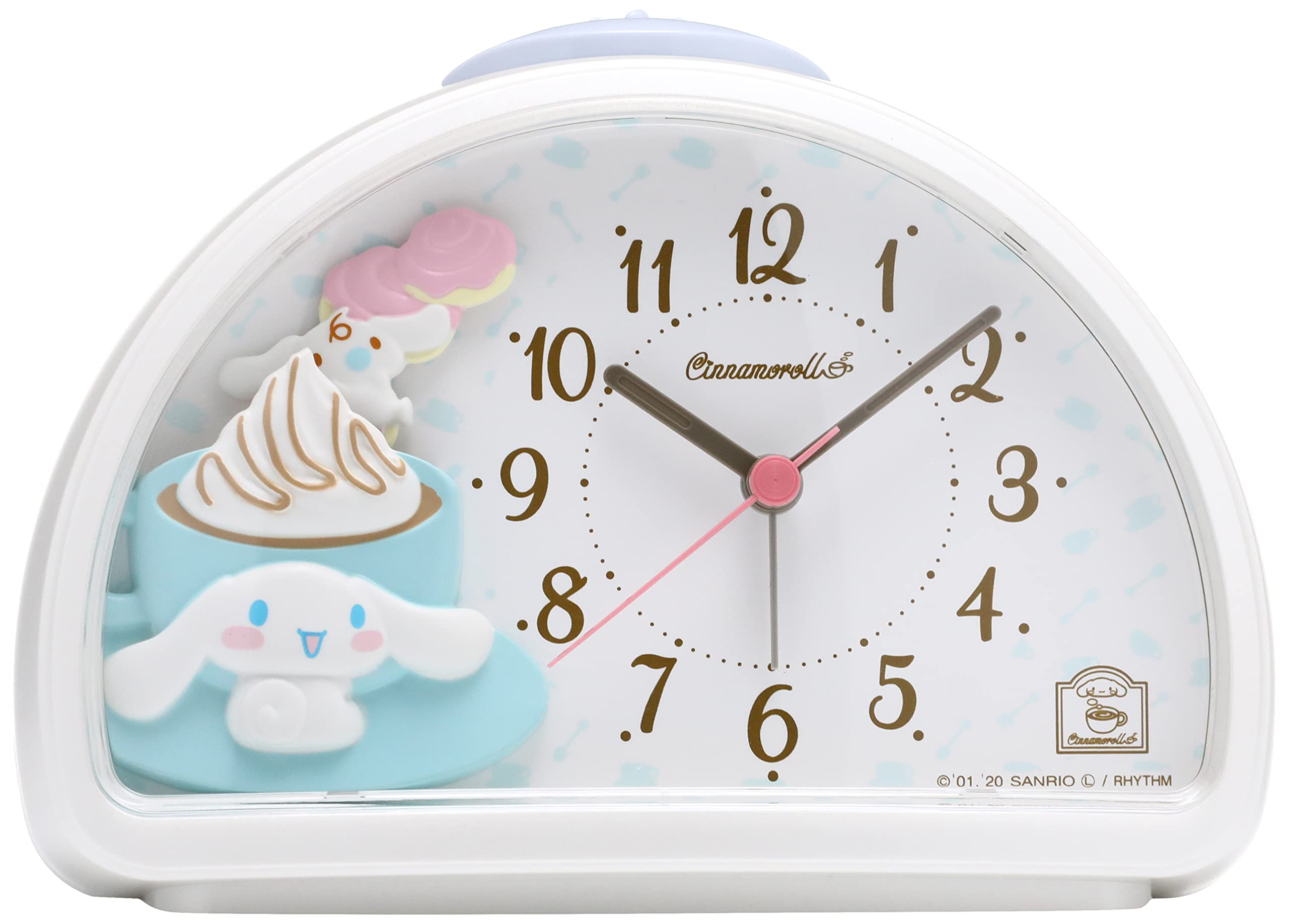 Amazon.co.jp: リズム(RHYTHM) 目覚まし時計 シナモロール 電子音