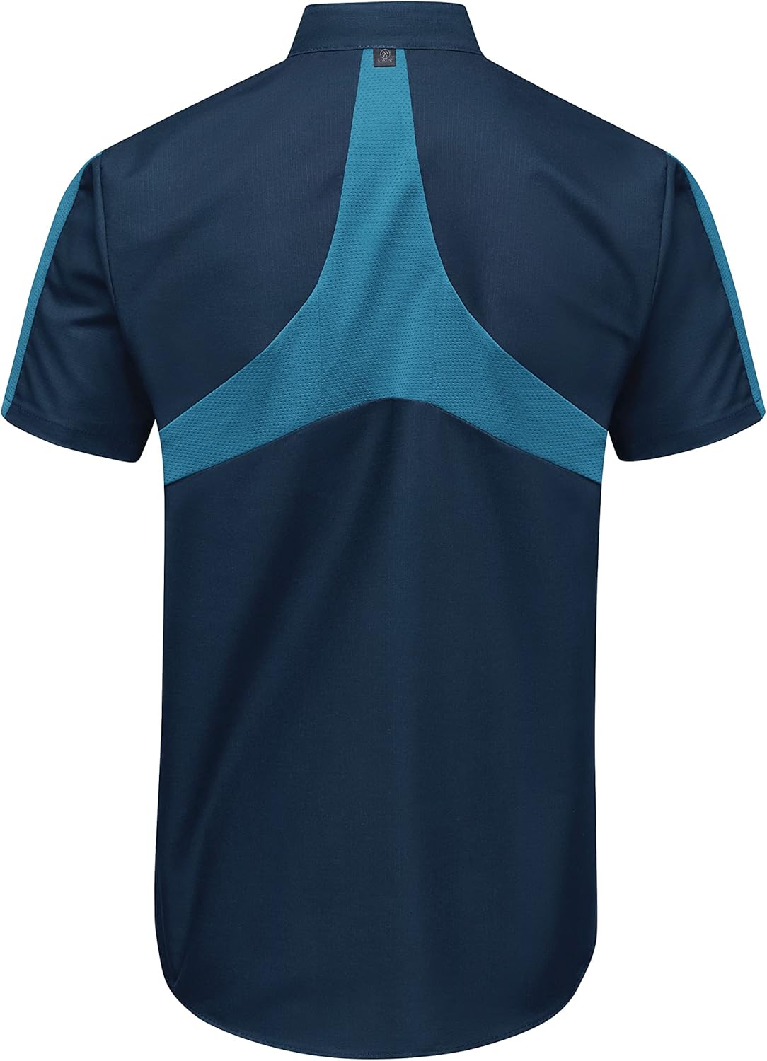 Red Kap Men's Tall Size Short Sleeve Two Tone Pro+ Work Shirt with Oilblok and Mimix, Navy, 3X-Large - Image 2