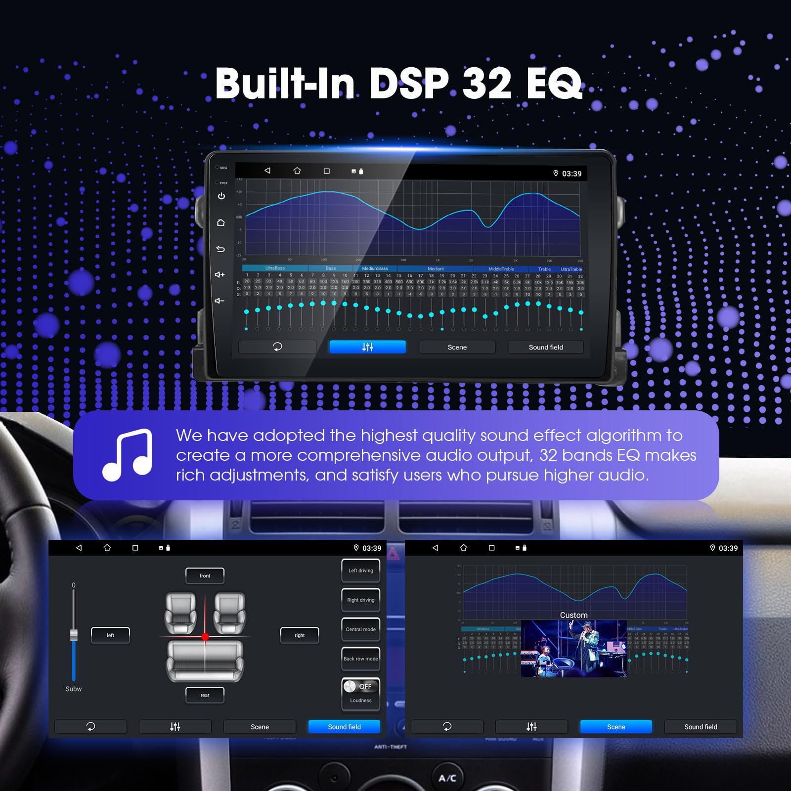 Ezonetronics Android 10.1 radio samochodowe stereo do Suzuki Grand Vitara 2006-2013 9-calowy ekran dotykowy wysokiej rozdzielczości nawigacja GPS Bluetooth USB WIFI AM FM RDS lustro link odtwarzacz 2G