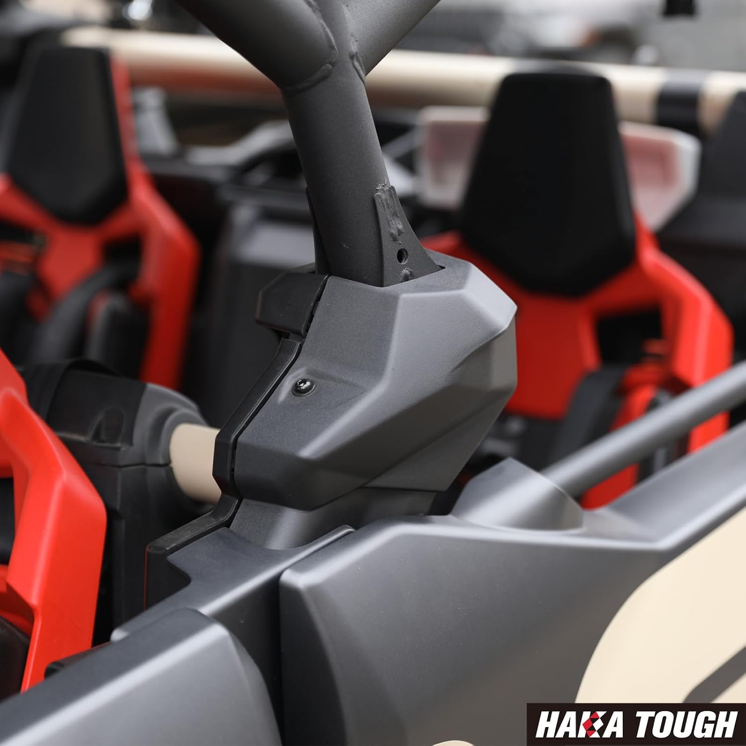 HAKA TOUGH X3 Central Cage Trim Cover for 2017-2025,Plastic Center Cage Protection Plate Shield Guard for Can Am Maverick X3 MAX Accessories, Replace #705015490, 705015489,2PCS