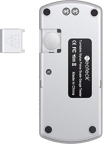 Miniatura 8 de Neoteck balanza digital para aguja de tocadiscos, calibrado de 0.01g, retroiluminación LCD azul para cartucho fono del brazo