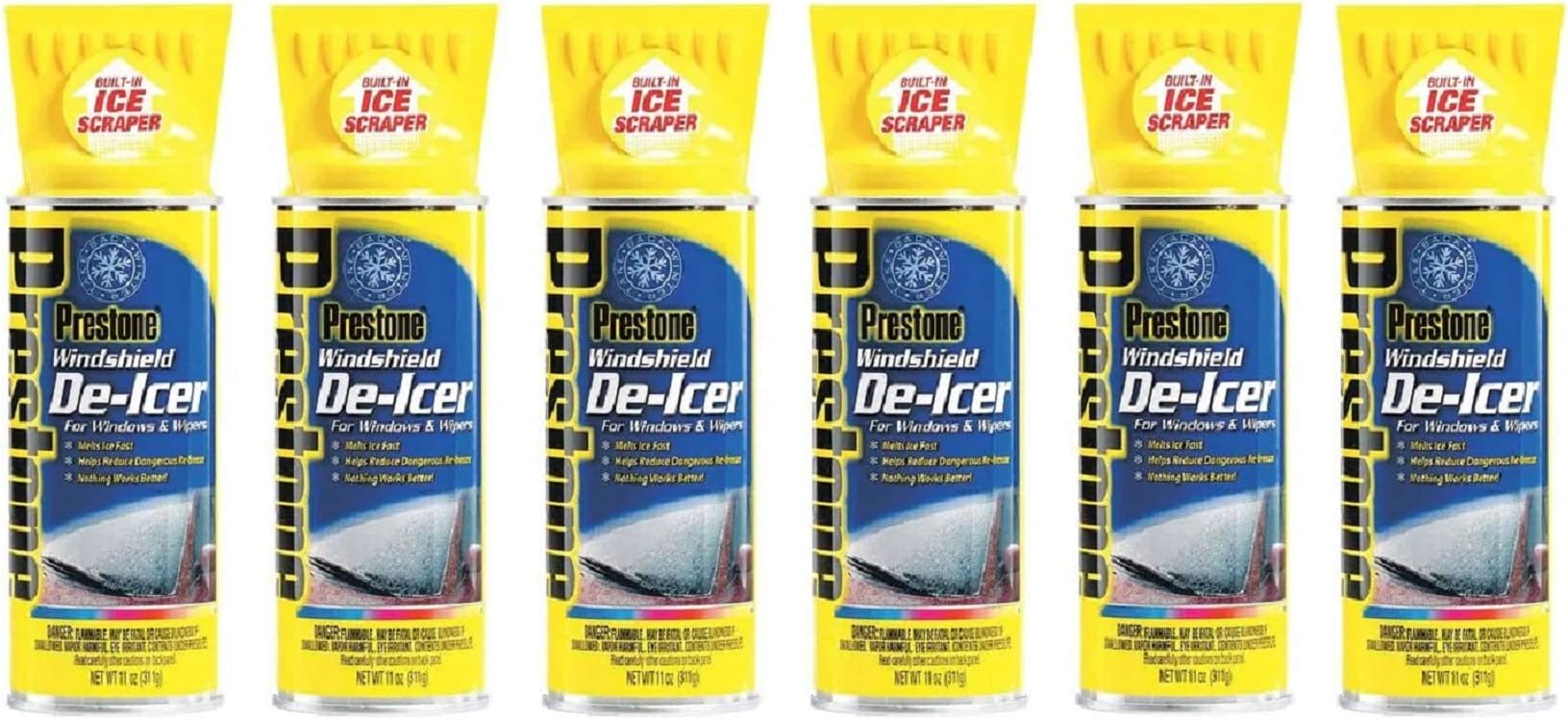 Prestone AS244 Windshield DeIcer 17 oz. Aerosol (TWIN