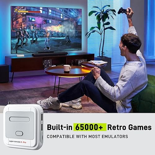 Miniatura 2 de Kinhank Super Console X Pro with 100000+ Games,TV & Game System in 1 Mini Retro Game Consoles for 4K TV HDAV Output,Compatible with 63+ Emulators,2
