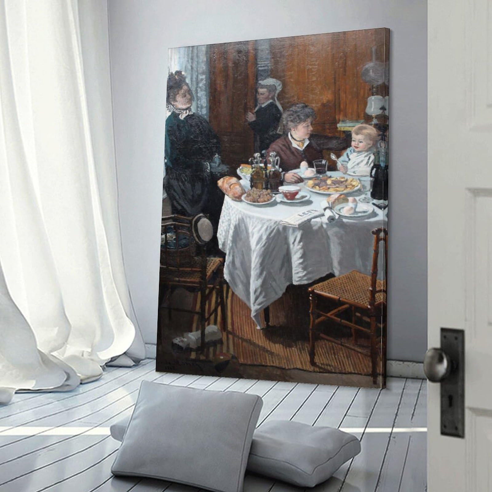 Amazon.co.jp: Claude Monetクロード・モネ《昼食》ポスター