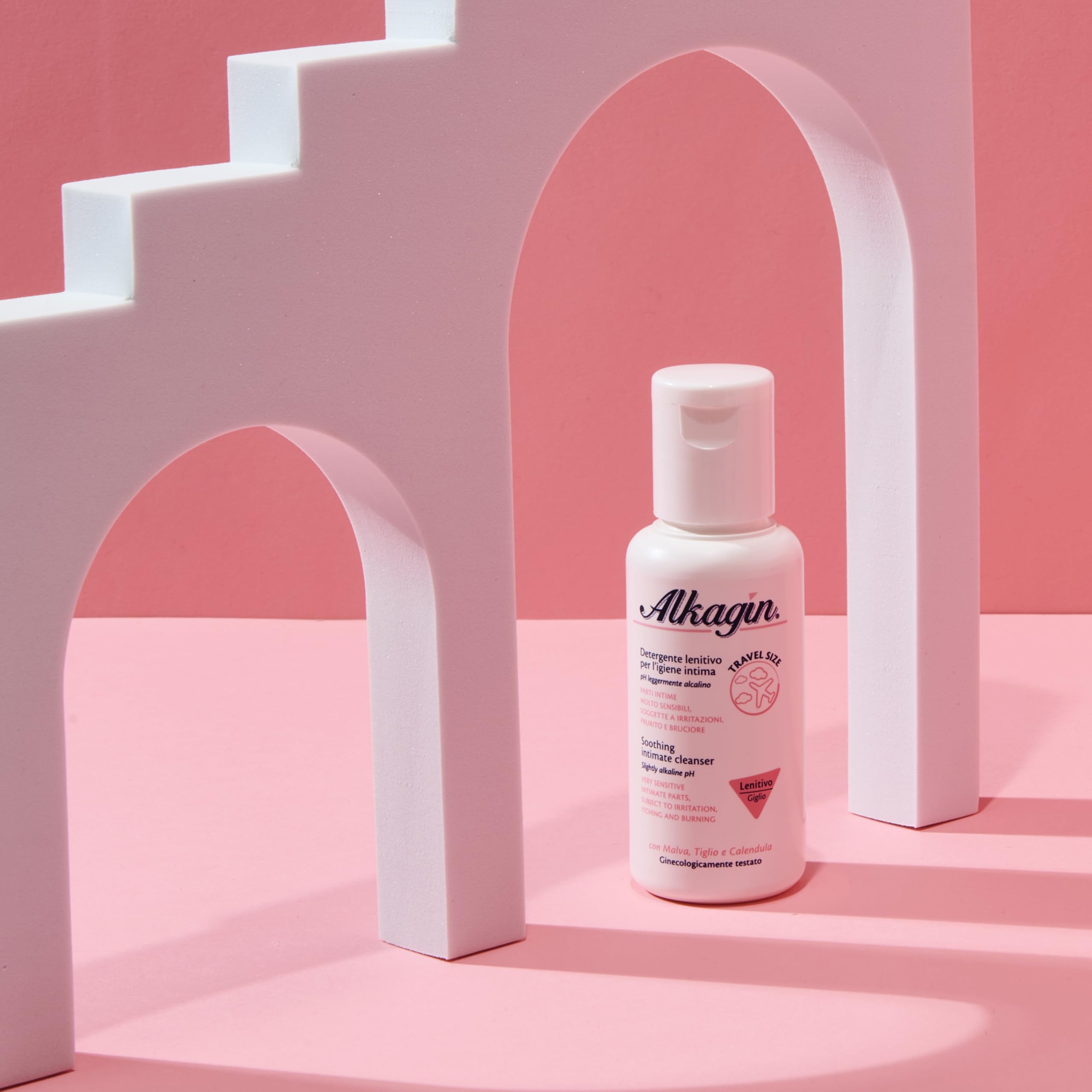 Alkagin kojący środek do higieny intymnej na bazie malwy, lipy i nagietka, lekko alkalicznego pH, 100 ml