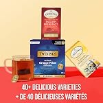 Twinings Honey et Vanilla Herbal Camomile Sacs à thé enrobés individuellement & Naturellement sans caféine 20 Nombre (paquet de 6)