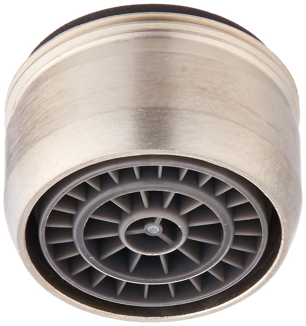 Brushed Nickel Moen 3919BN 2. 2 GPM Male Thread Aerator, Brushed