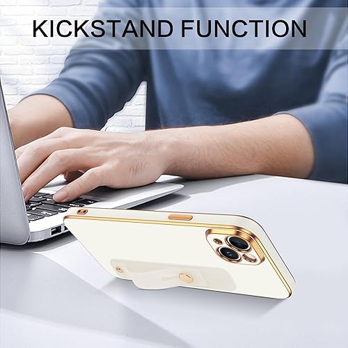 Miniatura 6 de VENINGO Funda para iPhone 14, iPhone 14, TPU suave de ajuste delgado, con pulsera ajustable, resistente a los arañazos, a prueba de golpes, funda