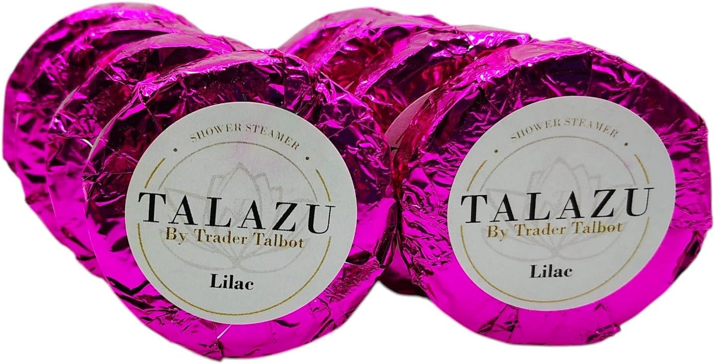 Lilac Scented Premium Aromatherapy Shower Steamers (Shower Bomb) (8 Pack)