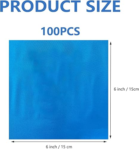 Miniatura 10 de 100 envoltorios de caramelo de aluminio, envoltorios de barra de caramelo de 4 x 4 pulgadas, envoltura cuadrada de papel de aluminio para barras de