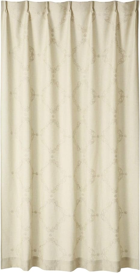 Amazon フランフラン マニフィ カーテン ベージュ H1350 W1000 ドレープ カーテン オンライン通販