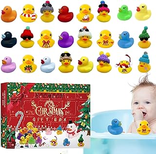 Rubber Duck Advent Calendar 2023, Duck Advent Calendar 2023, Christmas Countdown Calendar Toys, 24 Days Countdown Calendar Duck Set, Christmas Countdown Duck Toys
