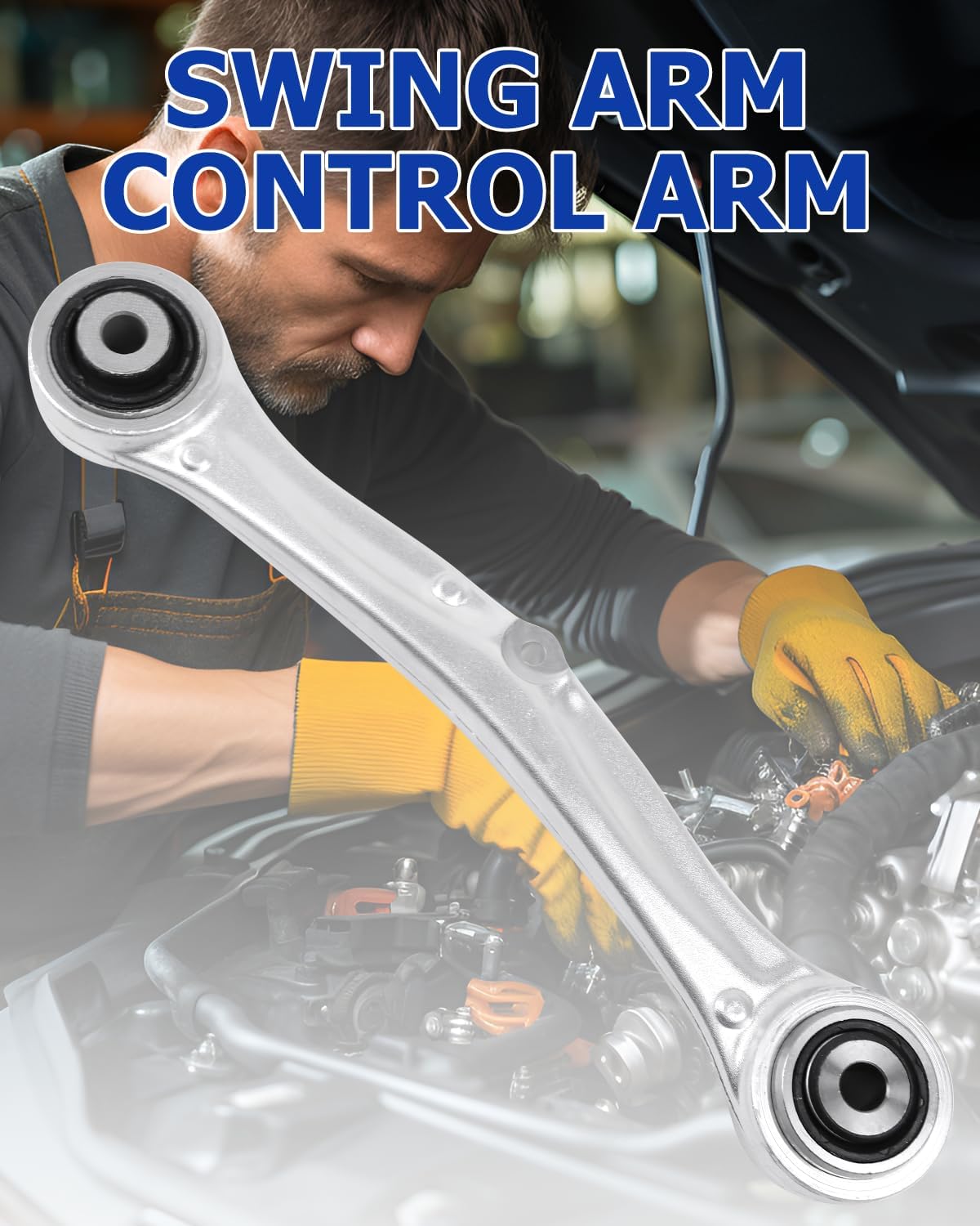 Rear Control Arm Upper Suspension Arm Rear Locator Arm Compatible With Tesla Model S 2014-2021 Model X 2016-2021 (1027426-00-A/1027421-00-A)