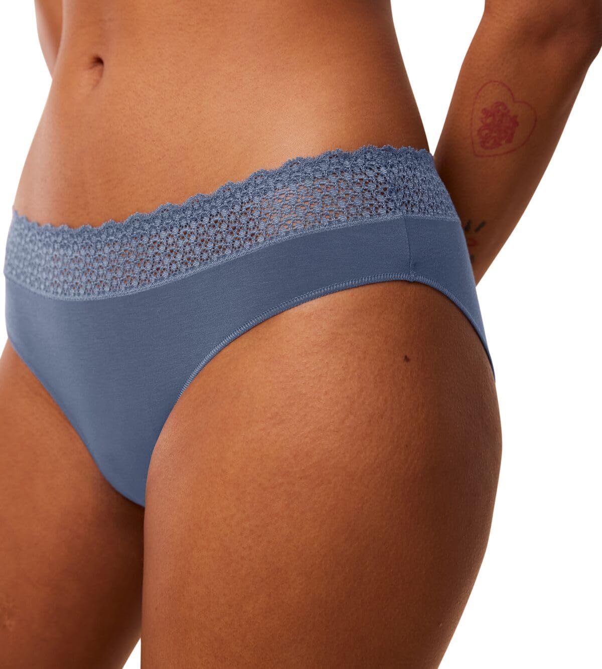 Triumph Women's Feel of Modal Tai Underwear, Cloudy Blue, XL