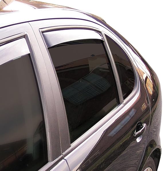 ClimAir Wind Deflectors Master Dark (Rear) Compatible with Suzuki Vitara 2015-