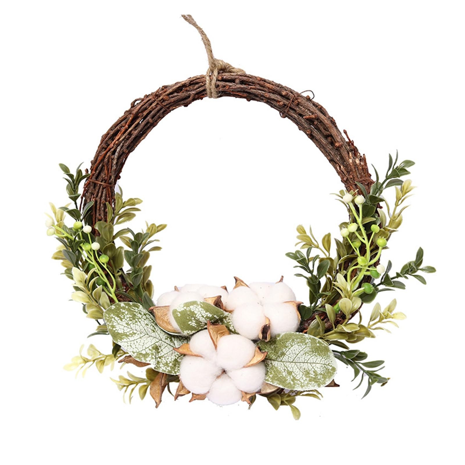 Tentures de porte décoratives 25.5CM : guirlande murale fleurie pour ornement de maison et mariage