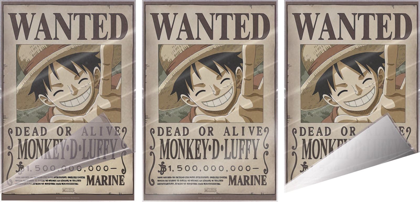 Amazon.com: One Piece - Anime TV Show Poster Set (Wanted: Monkey D