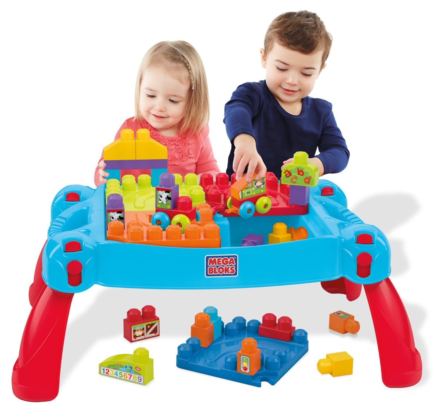 Fisher-Price Tavolino Multiattività 3 in 1 Mega Bloks