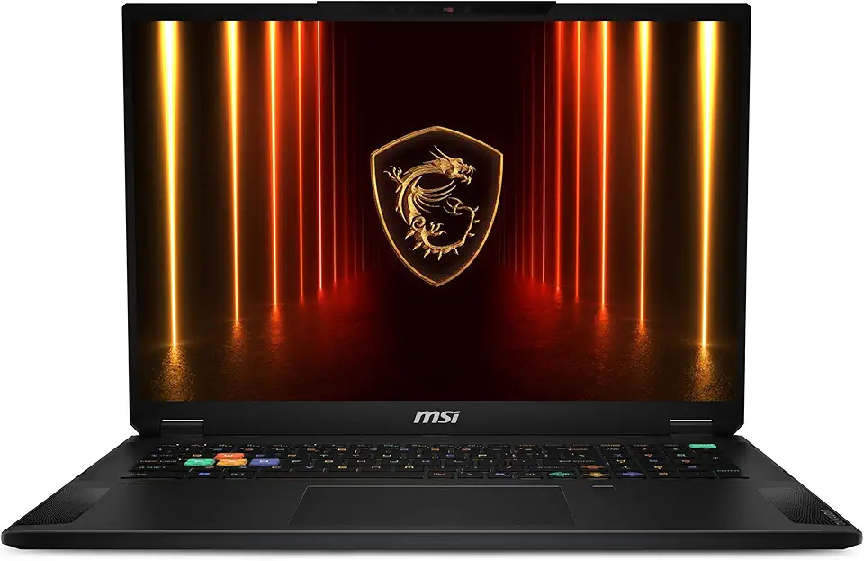 MSI Stealth 18 HX AI 18” 240Hz QHD+ Gaming Laptop: Intel Ultra 9-275HX, NVIDIA Geforce RTX 5080, 32GB DDR5, 2TB NVMe SSD, Wi-Fi 7, Win 11 Home :Midnight Black A2XWIG-045US