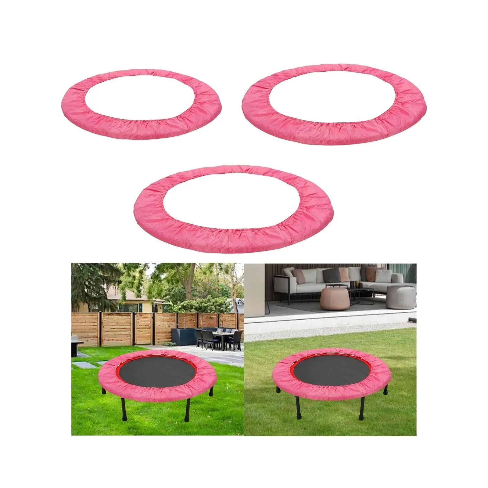 Osłona sprężyn trampolinowych, wytrzymała, wodoodporna tkanina Oxford, ochrona krawędzi, akcesoria, odporna na rozdarcie mata bezpieczeństwa dla lepszej zabawy na świeżym powietrzu