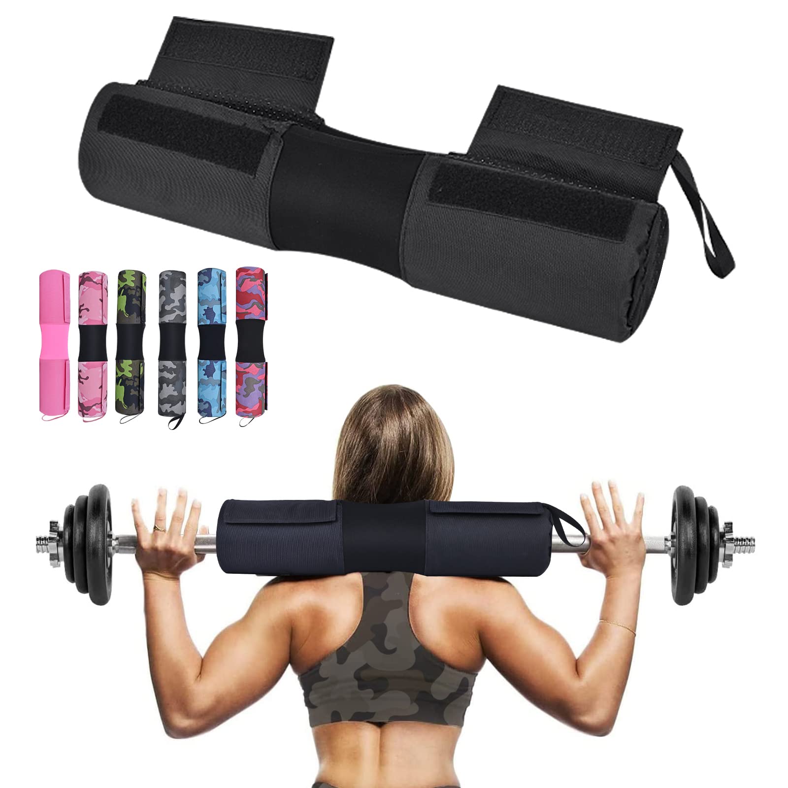 Buy Barbell Pad for Hip Thrust with Fastening Cloth and Carry Bag