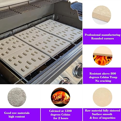 Miniatura 4 de HomeCrafter Domador de llama de cerámica para Mark Y0202XC Y0660 04ANG, Bakers & Chefs Y0005XC, FiestaGT40045, Grand Hall GC-3000, Turbo PR5010