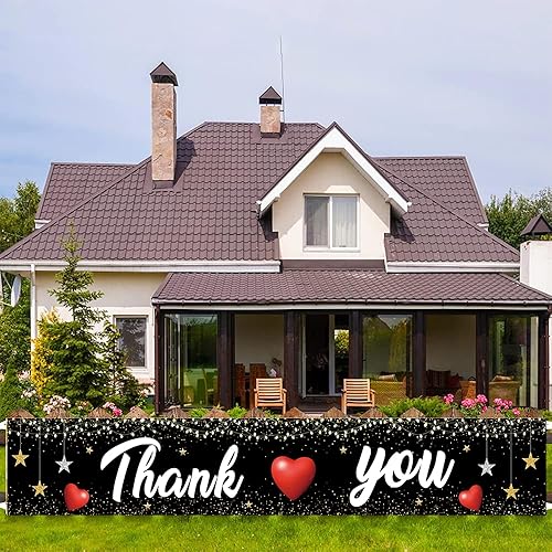 Cartel de fondo de agradecimiento por todo lo que haces con 118 x 19.6 pulgadas, fondo de fiesta de agradecimiento para fotografía de estudio