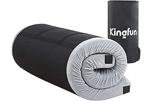 Fold Up Mattress for Floor Sleeping - Kingfun Premium Waterproof 3 Inches...