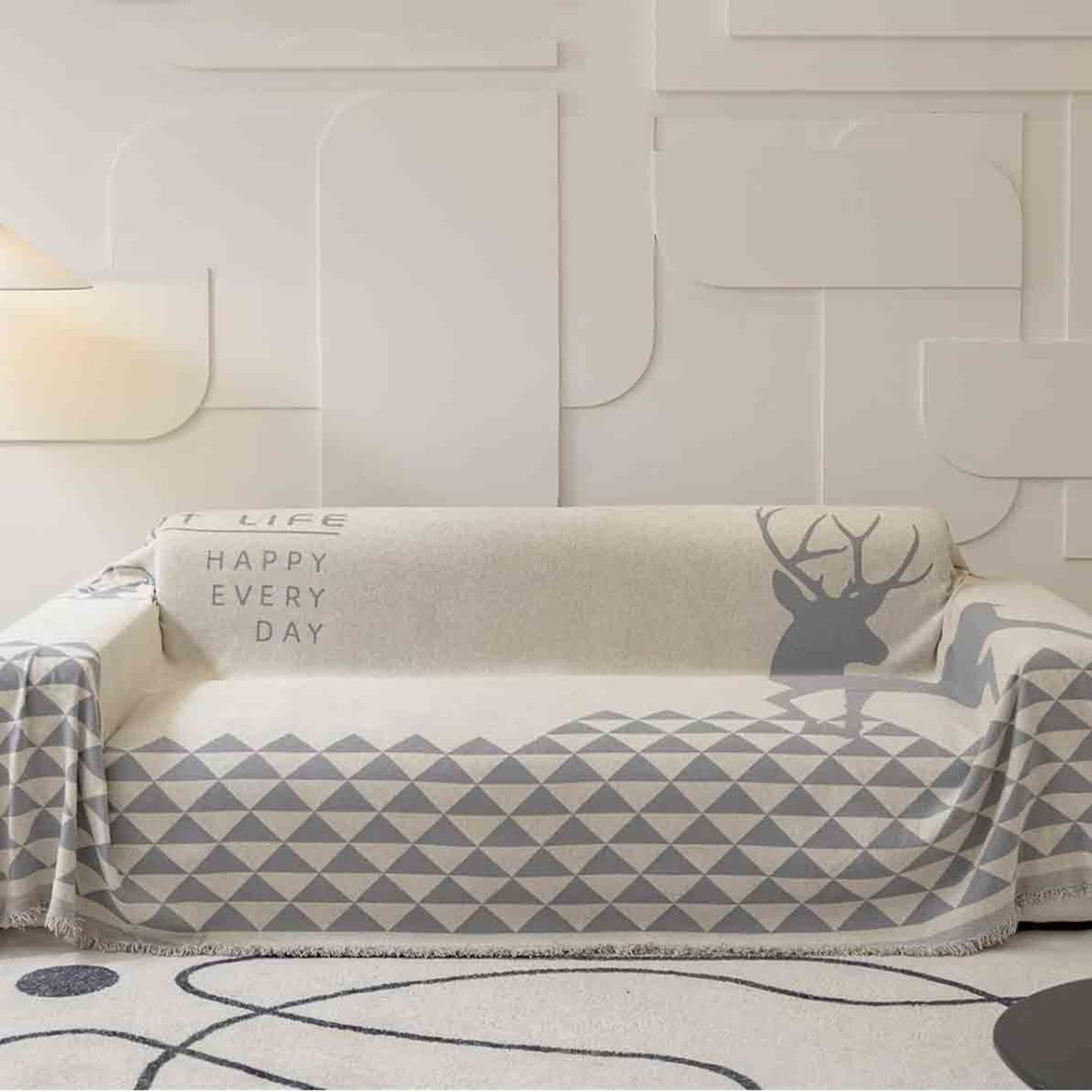 GAOSJX Sofa Throws Large 4 Seater, Chenille Large Throws for Sofas 3 Seater, Throws for Sofas Large Couch Throw, Washable Breathable Sofa Blanket Cover,D-180x300cm