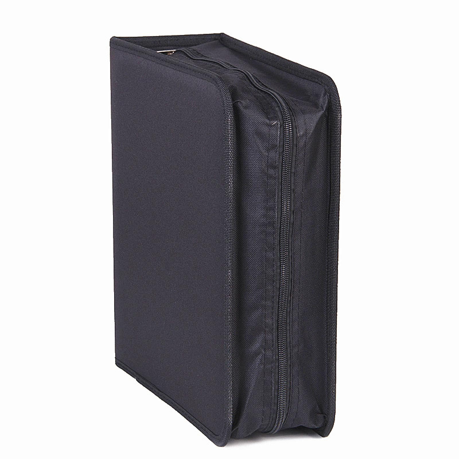 Custodia per CD Multiuso, Antipolvere, Portatile, Grande capacità, 320 Dischi Dvd, Raccoglitore per CD, per Ufficio, Viaggio, casa, Auto