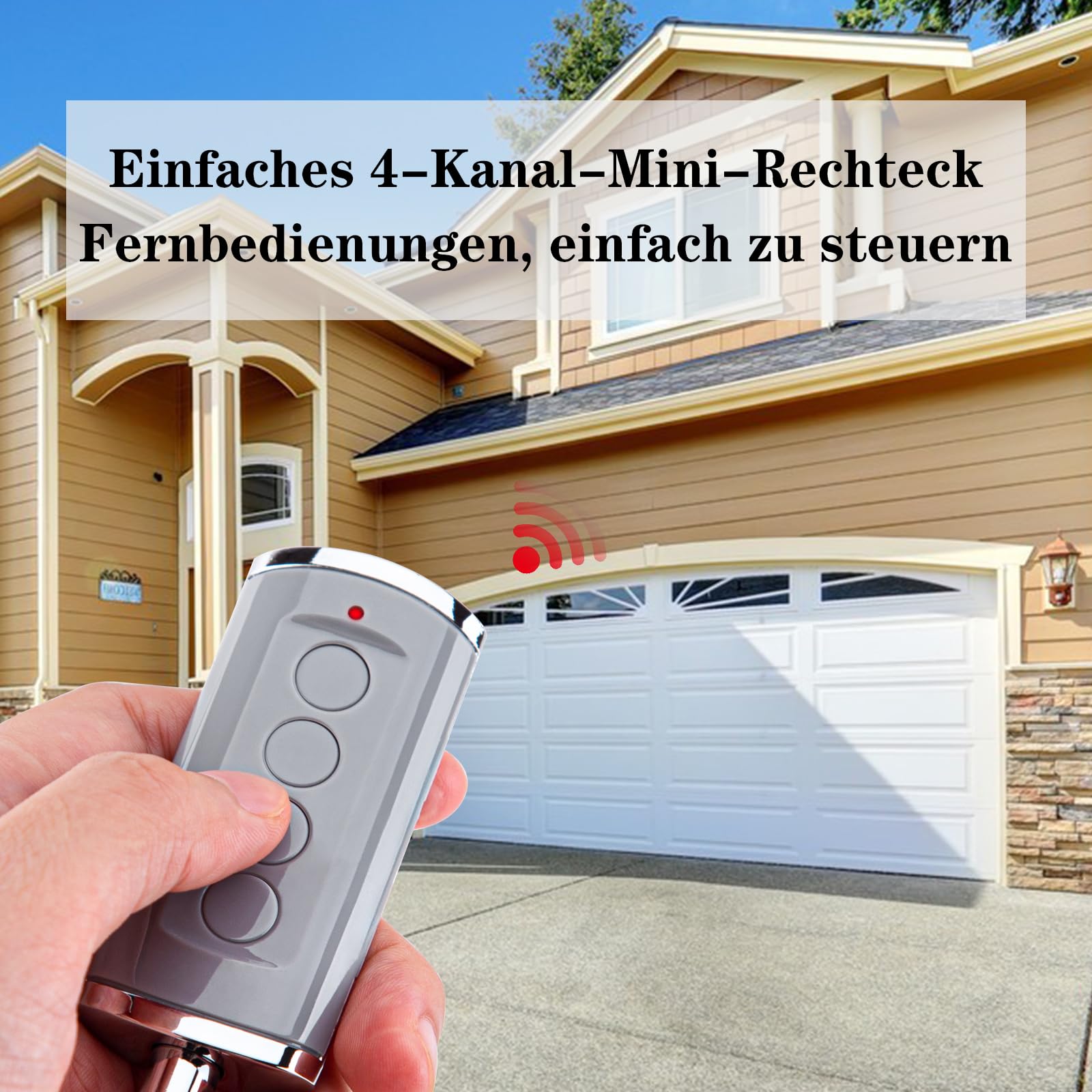 Telecomando Hörmann 868,3 MHz Tasto Blu - Compatibile Con HSM4-868, HSE2-868, HS4-868 E Altri - Foto 6