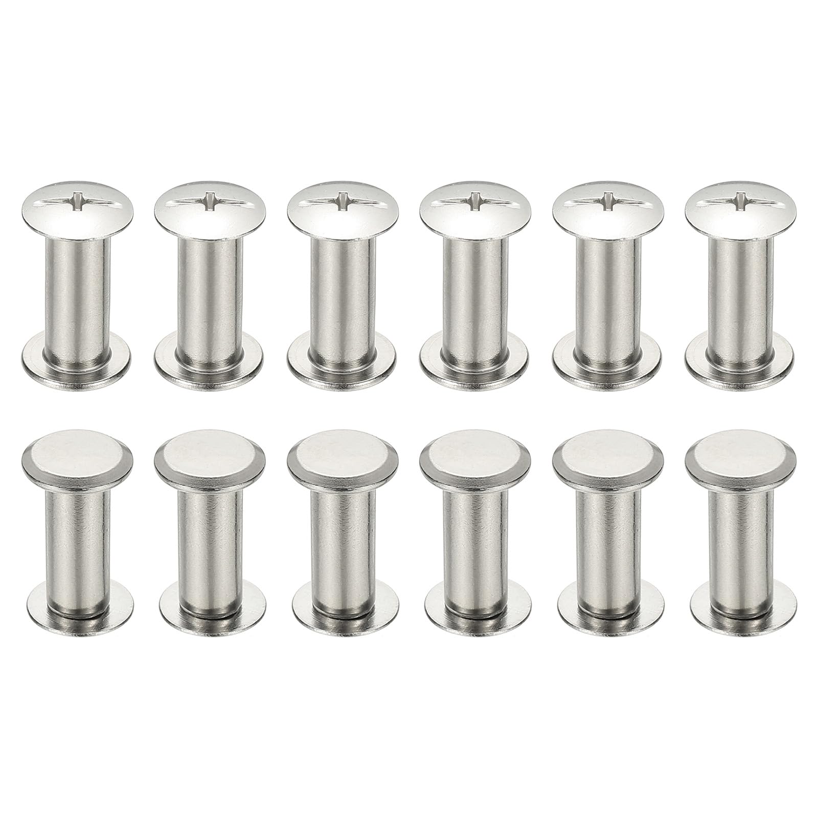 PATIKIL 24 Sets Chicago Screws