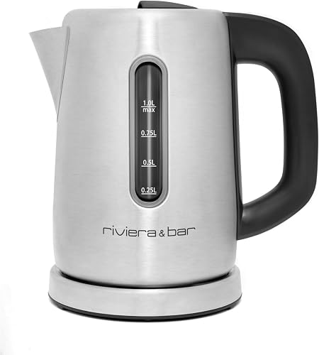 Riviera & bar bollitore cordless 1l 2000w acciaio inossidabile / nero bbt350 - 9