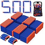 Tudaymol Nerf Bullets 500 Official Dart for Nerf N-Elite Series Refill Darts Foam Bullets Ammo Packs - Compatible with All Elite Blaster