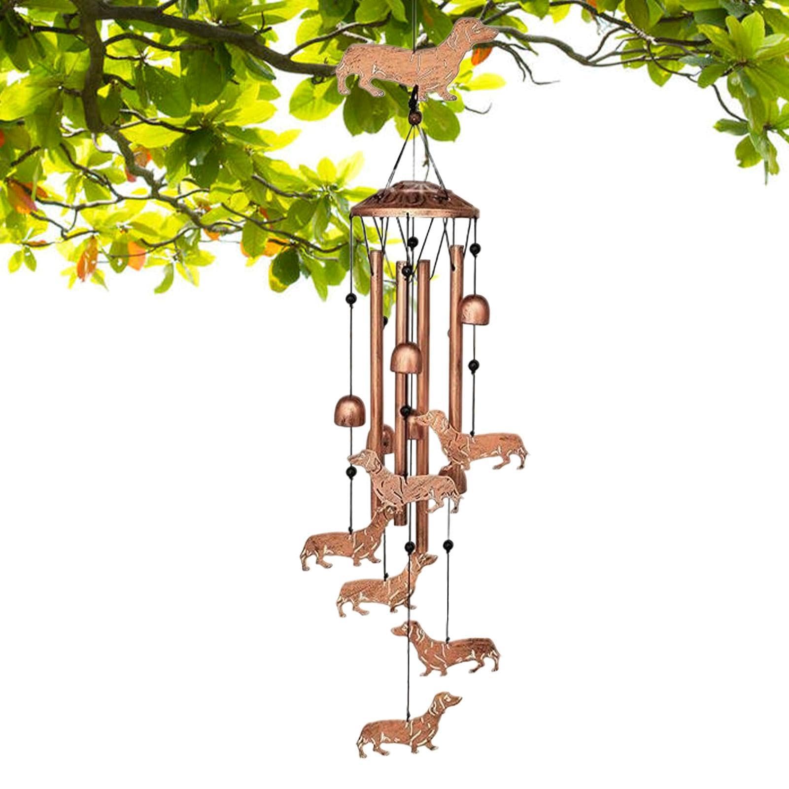 Carillon commémoratif pour animal de compagnie en hommage à votre teckel