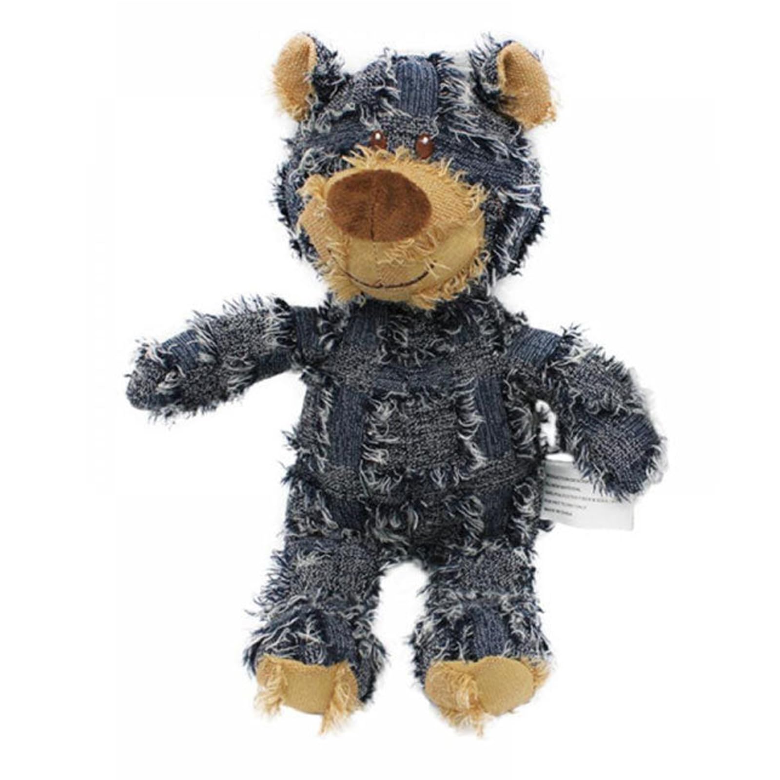 Unbreakable Bear Dog Toy, Unbreaka Bear, Indestructible Robust Bear, Dog Companion for Heavy Chewers, Plush Squeaky Dog Toys, Unbreakable Stuffed Plush Dog Toys, Interactive Toys for Dogs (Blue, L)