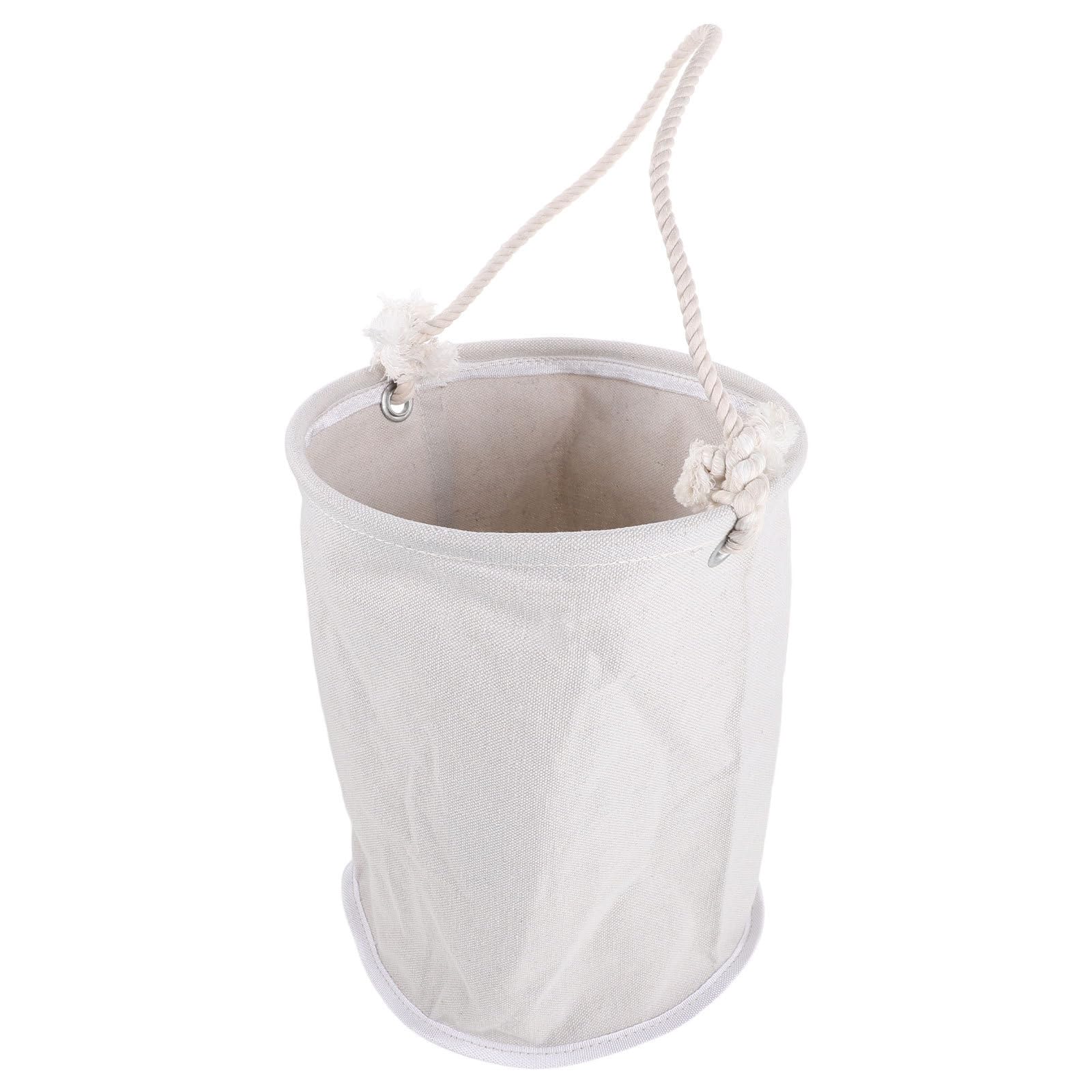 Mallette de transport d'outils grand compartiment en toile blanche de chantier
