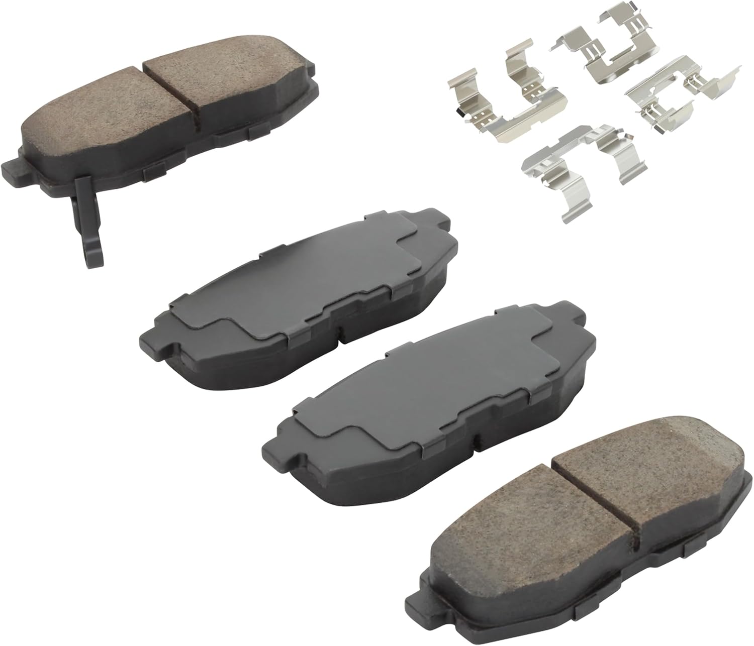 QUALITY-BUILT Rear Ceramic Brake Pads, Premium 1001-1124C, Compatible with 2006-2024 Scion/Subaru/Toyota (86,B9 Tribeca,BRZ,Forester,FR-S,GR86,Legacy,Outback,Tribeca,WRX)