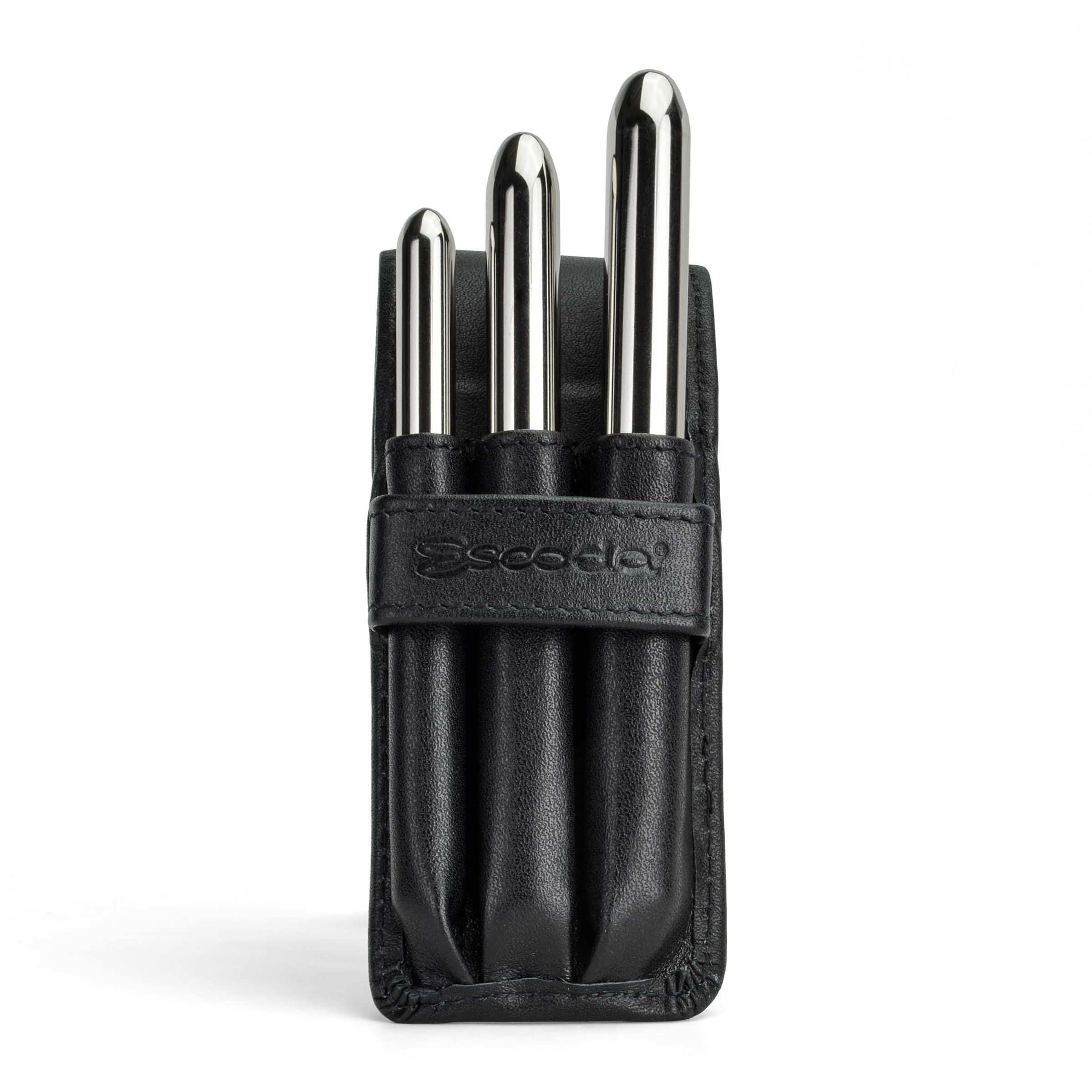 ESCODA Set 3 pennelli per acquerello - Perla Set professionale da viaggio fibra sintetica realizzato a mano in Barcelona