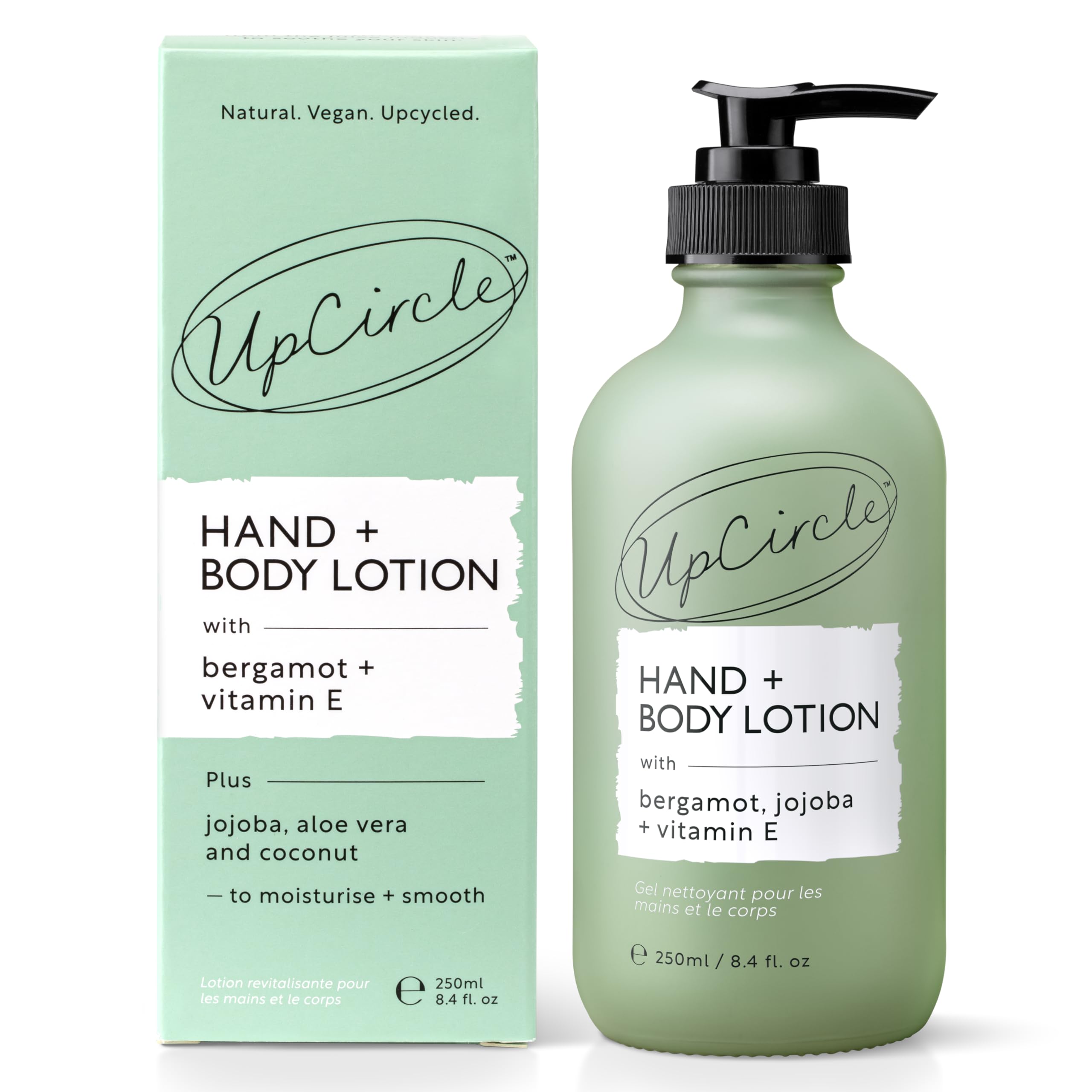Amazon.com : UPCIRCLE Hand + Body Lotion with Bergamot Water 8.45